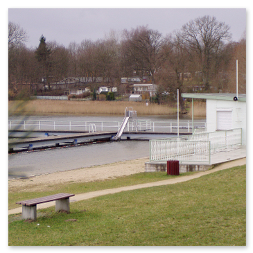 Bewachter Badestrand